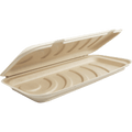 World Centric Fiber Flat Bread or Pizza Box 13.5x6.5x1.25in Compostable PFAS-Free (QTY 200), SKU PB-SC-U13-LFS