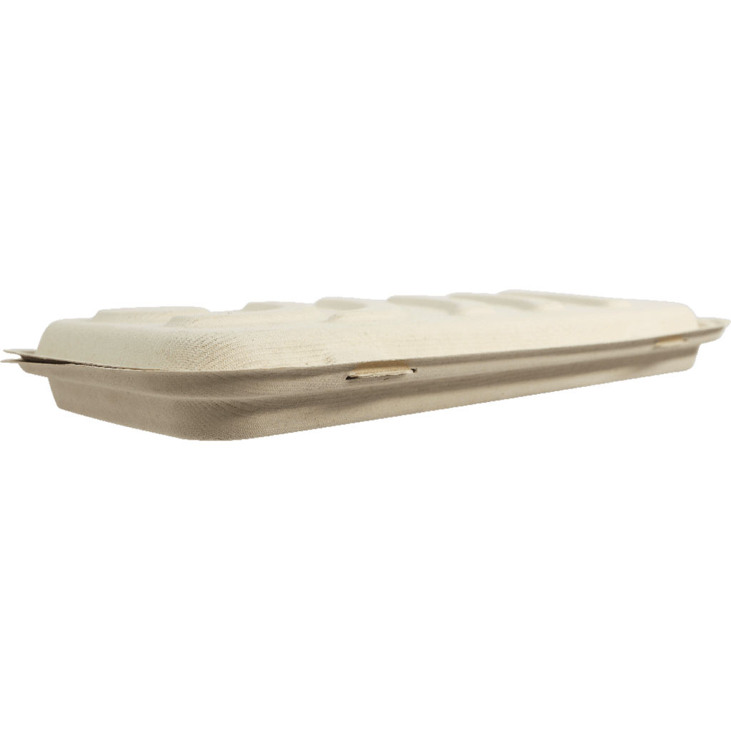 World Centric Fiber Flat Bread or Pizza Box 13.5x6.5x1.25in Compostable PFAS-Free (QTY 200), SKU PB-SC-U13-LFS