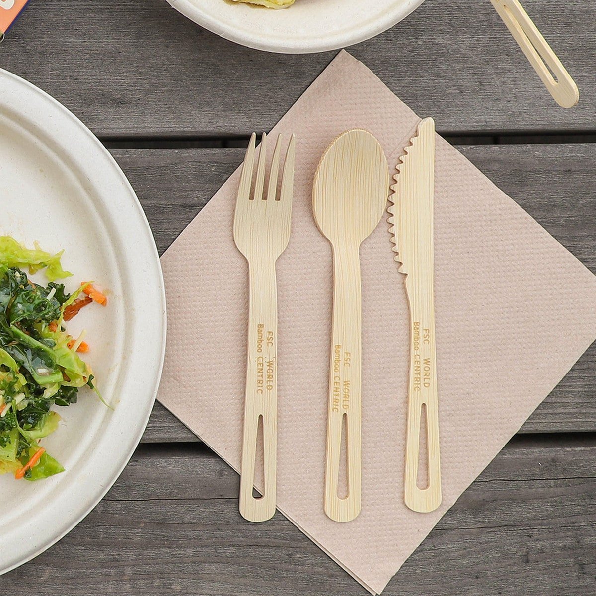 World Centric 6.7 in FSC Certified Bamboo Spoon, Compostable (QTY 2000), SKU SP-BB-67