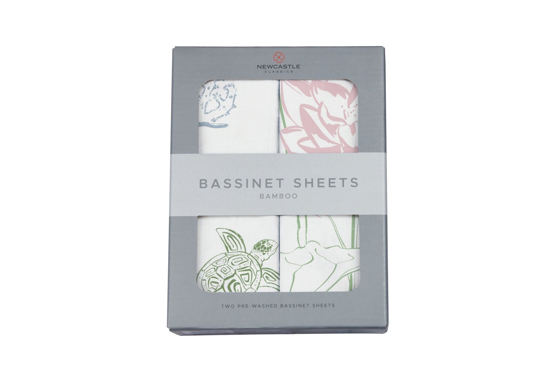 Bamboo Changing Pad Cover Bassinet Sheet Turtles Water Lily